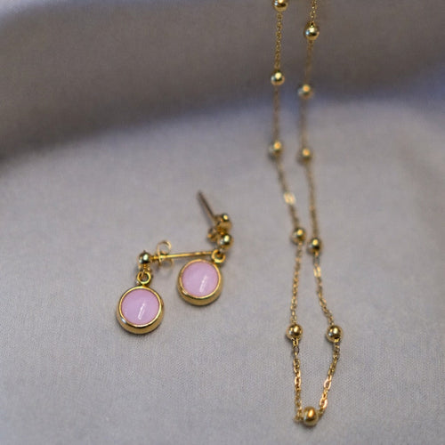 Everyday Gold Plated Stainless Steel Stud Drop Earrings