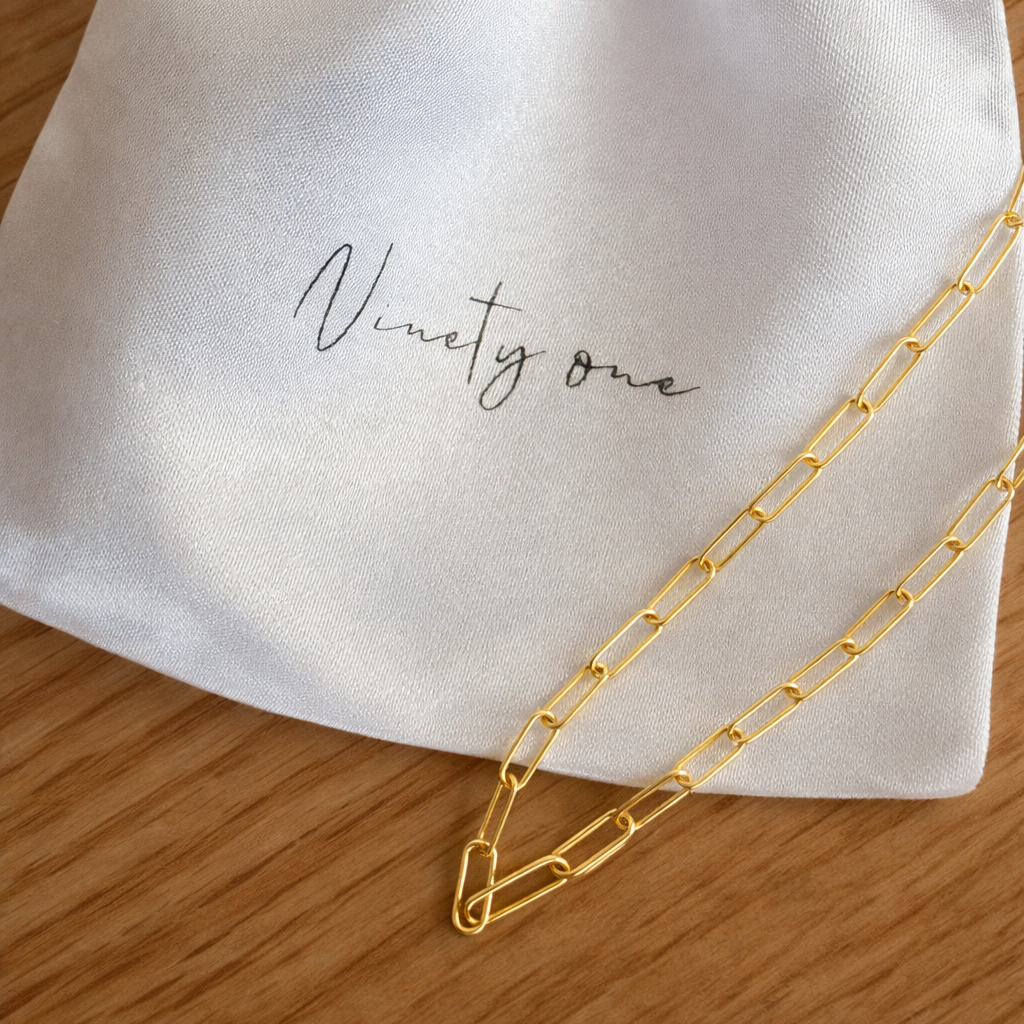 Luxe Gold Paperclip Chain Necklace