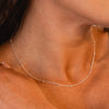 Signature Silver Ball Chain Necklace